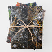 Royalty's, zijne en zijne kronen inpakpapier vel (In situ)