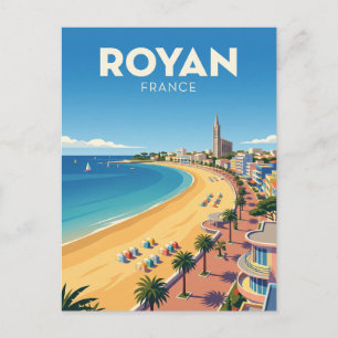 Royan Grande Conche Frankrijk Briefkaart