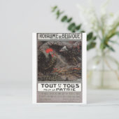 Royaume Belgique Propaganda Poster Briefkaart (Staand voorkant)