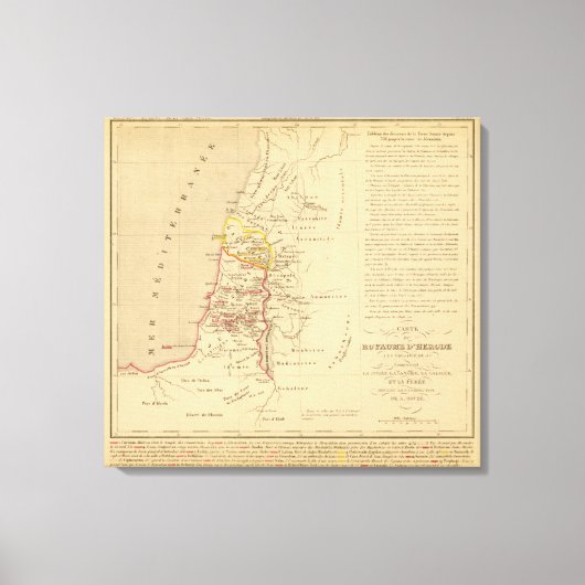 Royaume d'Herode Canvas Afdruk (Voorkant)