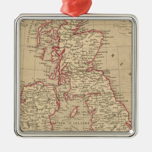 Royaume Uni, Angleterre, Ecosse Metalen Ornament (Voorkant)