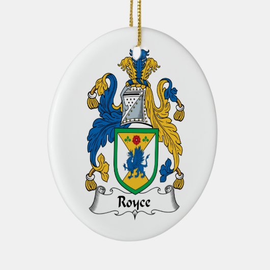 Royce Family Crest Keramisch Ornament (Rechts)