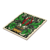 Roycroft Craftsman of Mission Style Pot Tegeltje (Zijkant)