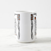 Roycroft Motto-Mok, "Haal de moed van je betreurt  Koffiemok (Center)