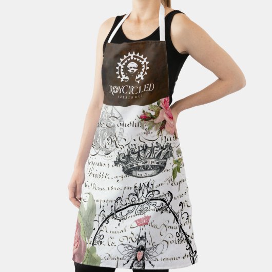 Roycycled Queen Bee Apron Schort (Insitu)