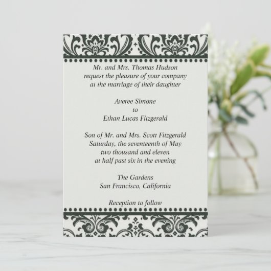 Royell Grand Invitation Kaart (Staand voorkant)