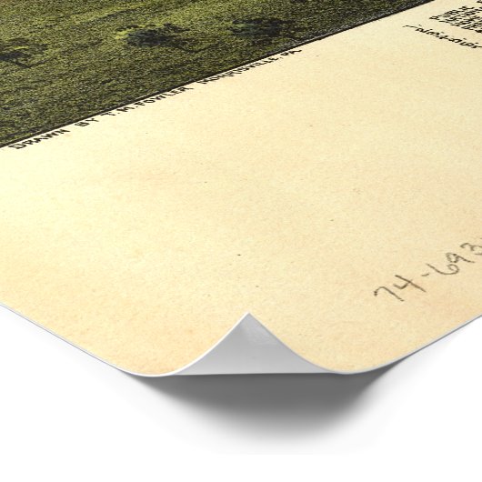 Royersford Pennsylvania 1893 Antiek Panorama Poster (Hoek)