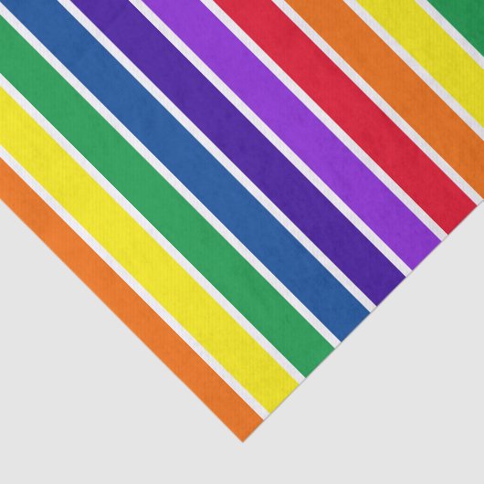 ROYGBIV Gestreept Tissuepapier (Detail)