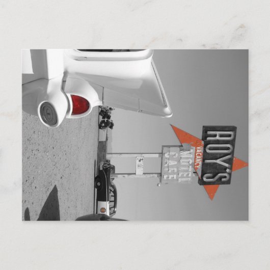 Roy's Cafe Briefkaart (Voorkant)