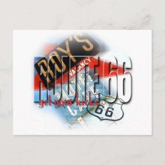 Roy's Cafe Motel - Route 66 Briefkaart (Voorkant)