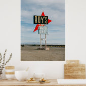 ROY'S ROADSIDE MOTEL CAFE SIGN POSTER (Keuken)