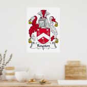 Royston Family Crest Poster (Keuken)