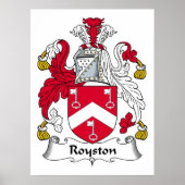 Royston Family Crest Poster (Voorkant)