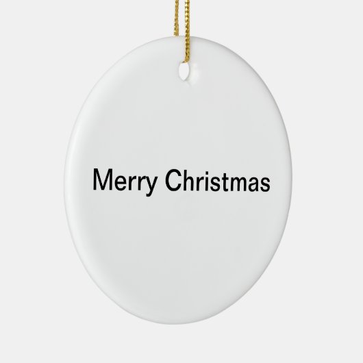 Roz kerstversiering keramisch ornament (Rechts)