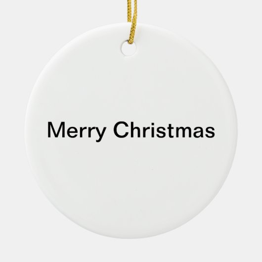 Roz kerstversiering keramisch ornament (Voorkant)