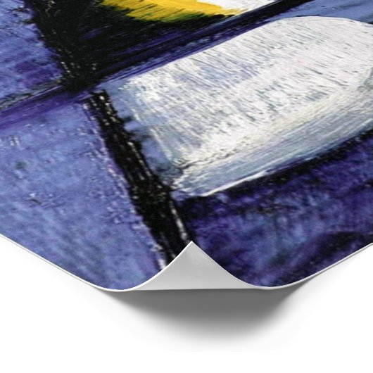 Rozanova - Blue On Tin 1913 Poster (Hoek)