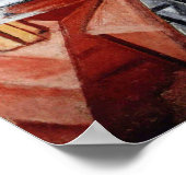 Rozanova - Cityscape 1912 Poster (Hoek)