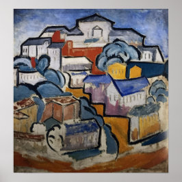 Rozanova - Cityscape 1912 Poster