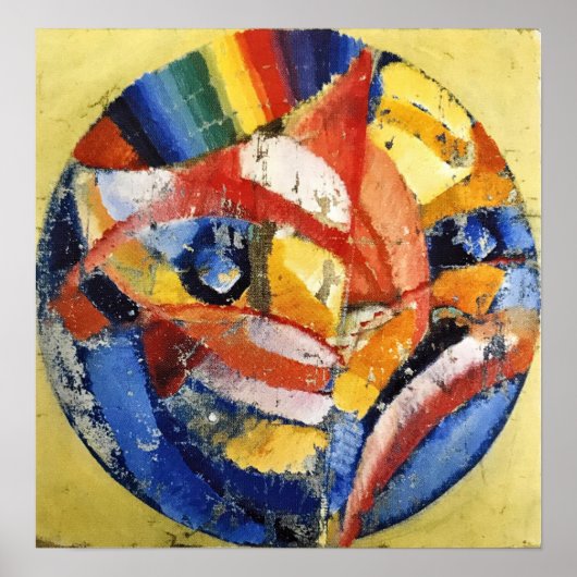 Rozanova - Colour Composition 1914 Poster (Voorkant)