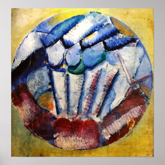 Rozanova - Colour Composition 1914 Poster (Voorkant)