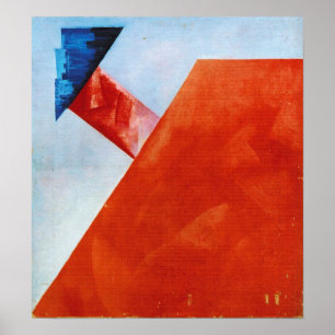 Rozanova - Compositie 1917 buiten de doelstelling Poster