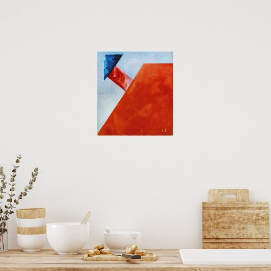 Rozanova - Compositie 1917 buiten de doelstelling Poster (Keuken)