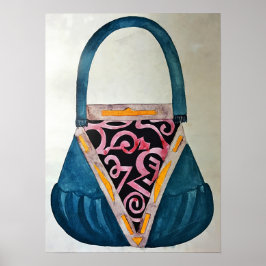 Rozanova - Design Of Women's Bag 1917 Poster