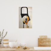 Rozanova - Design of Women's Bag 1917 Poster (Keuken)