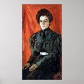 Rozanova - Female Portrait 1907 Poster (Voorkant)