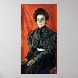 Rozanova - Female Portrait 1907 Poster