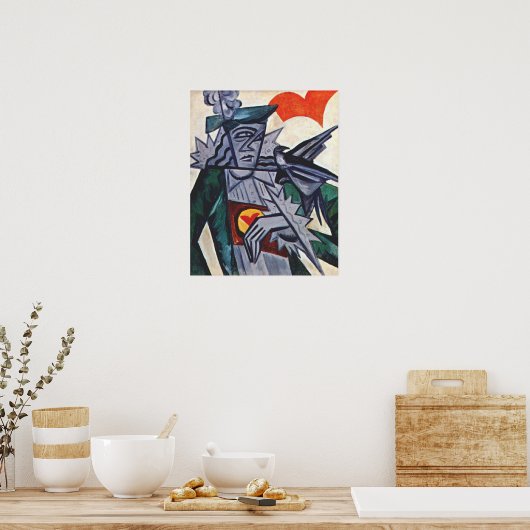 Rozanova - Hartenboer 1915 Poster (Keuken)