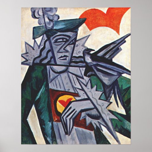 Rozanova - Hartenboer 1915 Poster (Voorkant)