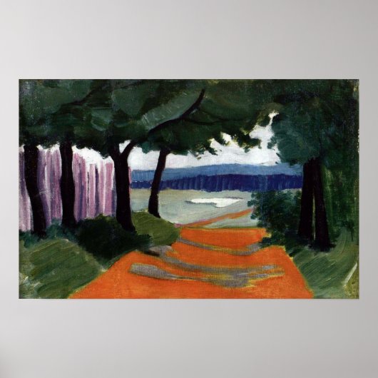 Rozanova - Landscape 1909 Poster (Voorkant)