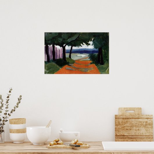 Rozanova - Landscape 1909 Poster (Keuken)