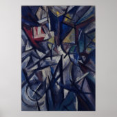 Rozanova - Landschap Futurist Composition 1913 Poster (Voorkant)