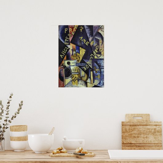 Rozanova - Metronome 1915 Poster (Keuken)