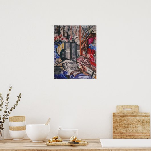 Rozanova - Port 1913 Poster (Keuken)