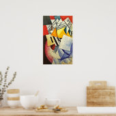 Rozanova - samenstelling met Kaarten 1915 Poster (Keuken)