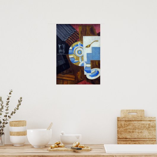 Rozanova - Sideboard met de wetten 1915 Poster (Keuken)