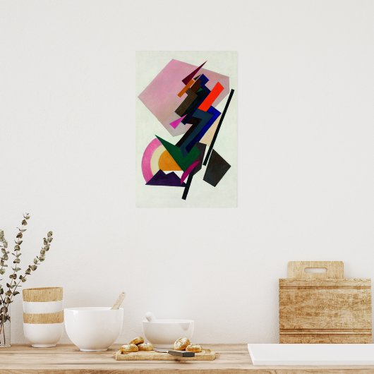 Rozanova - Suprematizm 1916 Poster (Keuken)