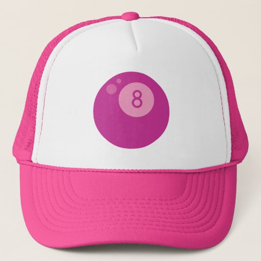 roze8bal trucker pet (Voorkant)