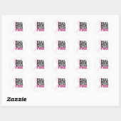 roze_10 ronde sticker (Vel)
