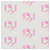 Roze 13.1 halve marathon stof (Close Up)
