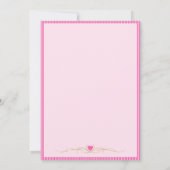  roze 13e verjaardag kaart (Achterkant)