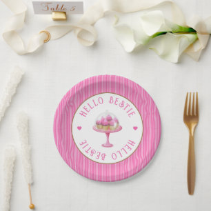 roze 13e verjaardag papieren bordje
