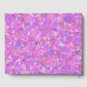 Roze 16 Verjaardag Gepersonaliseerd Gastenboek Geo (Achterkant)