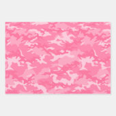 Roze 1 Camouflage Inpakpapier Vel (Voorkant)