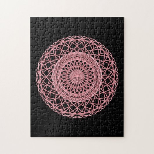 Roze 1 legpuzzel (Verticaal)