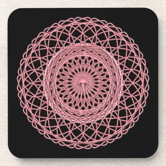 Roze 1 onderzetter (Voorkant)