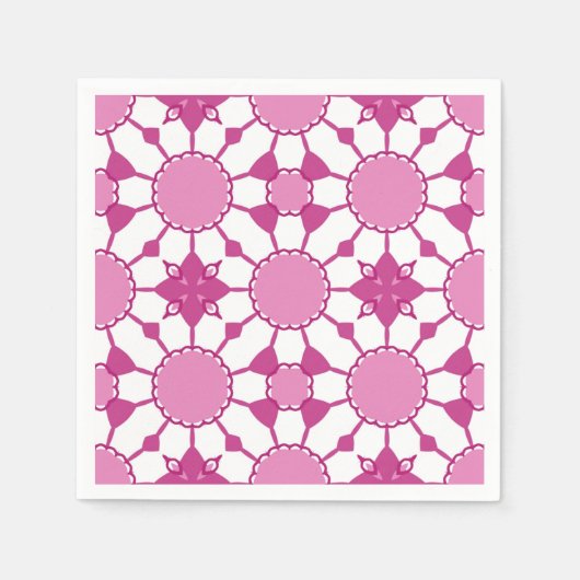 Roze 1 servet (Voorkant)